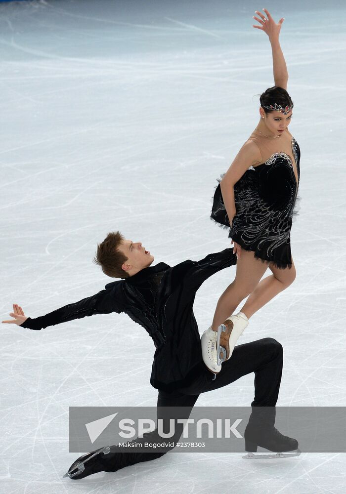 2014 Winter Olympics. Figure skating. Ice dance. Free skating