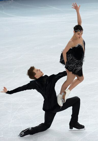 2014 Winter Olympics. Figure skating. Ice dance. Free skating