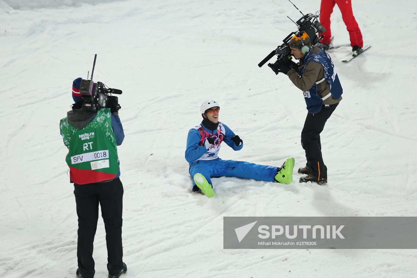 2014 Winter Olympics. Freestyle skiing. Men. Aerials