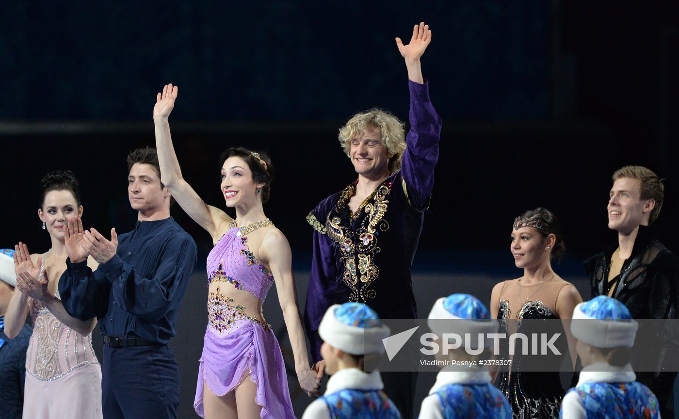 2014 Winter Olympics. Figure skating. Ice dance. Free skating