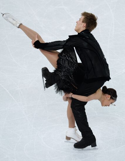 2014 Winter Olympics. Figure skating. Ice dance. Free skating