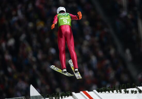 2014 Winter Olympics. Ski jumping. Teams