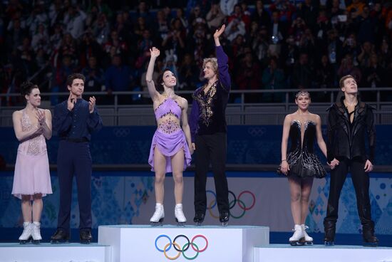 2014 Winter Olympics. Figure skating. Ice dance. Free skating