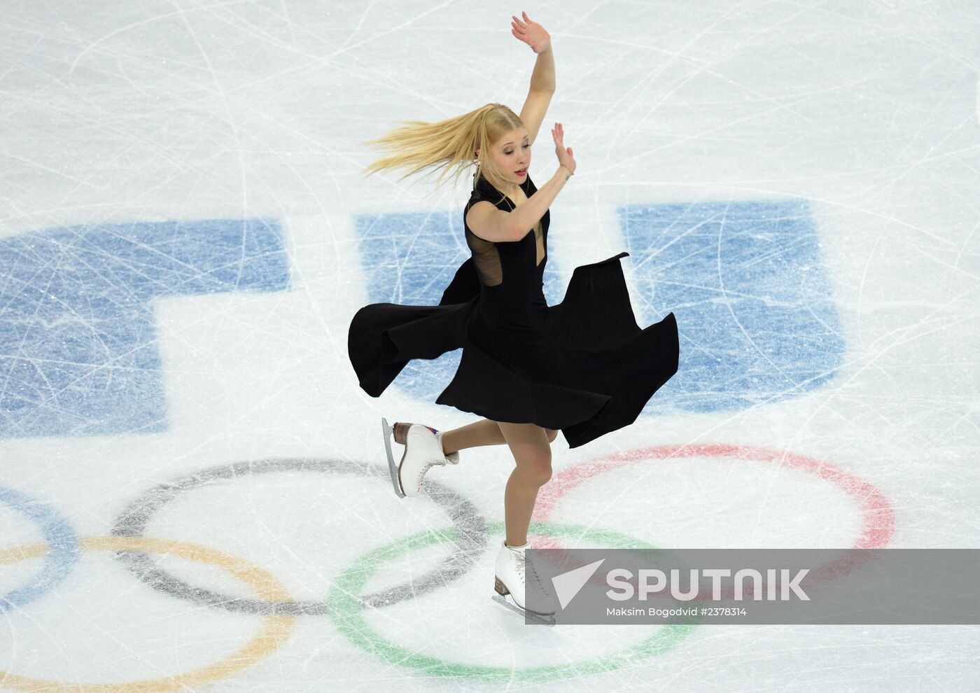 2014 Winter Olympics. Figure skating. Ice dance. Free skating