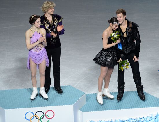 2014 Winter Olympics. Figure skating. Ice dance. Free skating