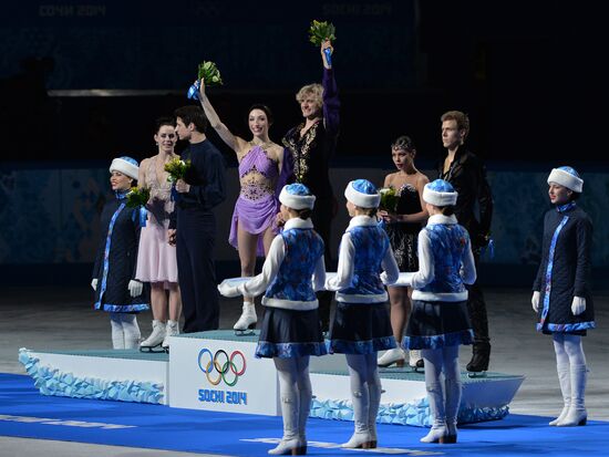 2014 Winter Olympics. Figure skating. Ice dance. Free skating