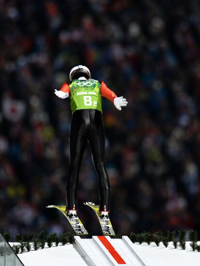 2014 Winter Olympics. Ski jumping. Teams
