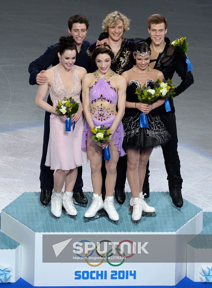 2014 Winter Olympics. Figure skating. Ice dance. Free skating