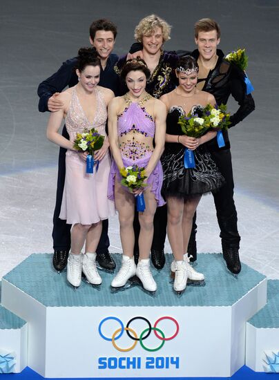 2014 Winter Olympics. Figure skating. Ice dance. Free skating