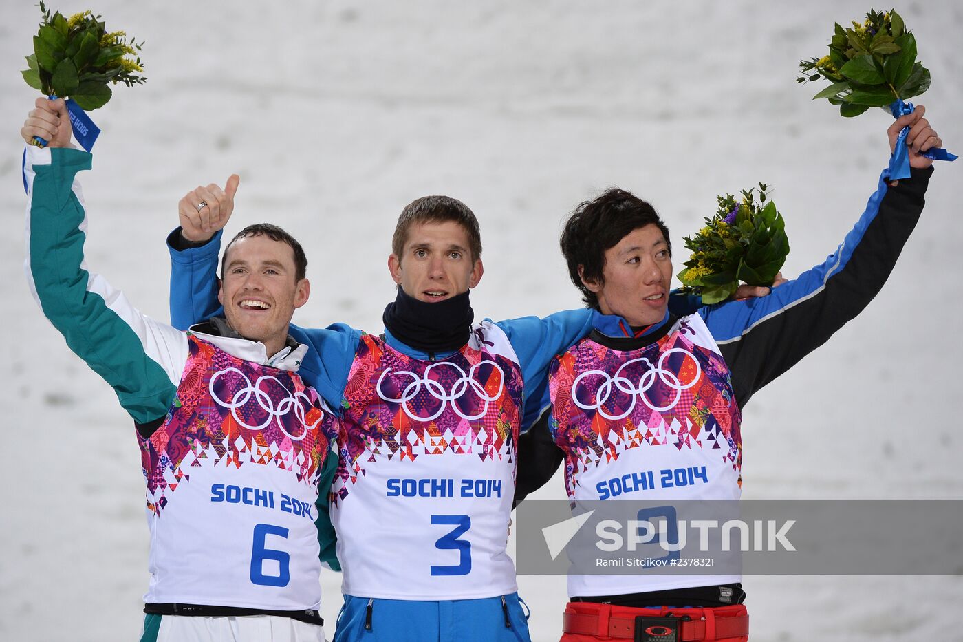 2014 Winter Olympics. Freestyle skiing. Men. Aerials