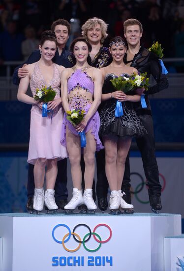 2014 Winter Olympics. Figure skating. Ice dance. Free skating