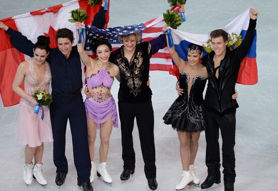 2014 Winter Olympics. Figure skating. Ice dance. Free skating