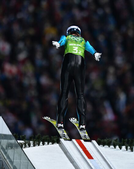 2014 Winter Olympics. Ski jumping. Teams