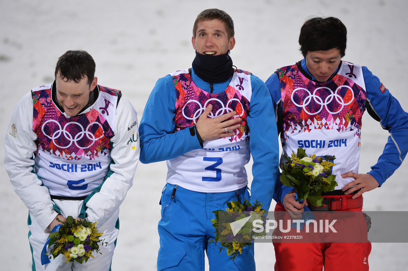 2014 Winter Olympics. Freestyle skiing. Men. Aerials