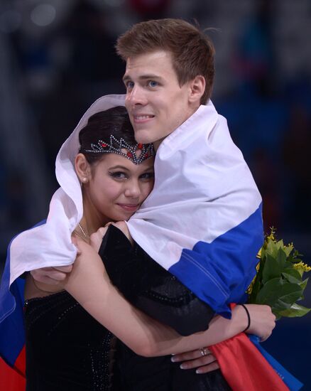 2014 Winter Olympics. Figure skating. Ice dance. Free skating