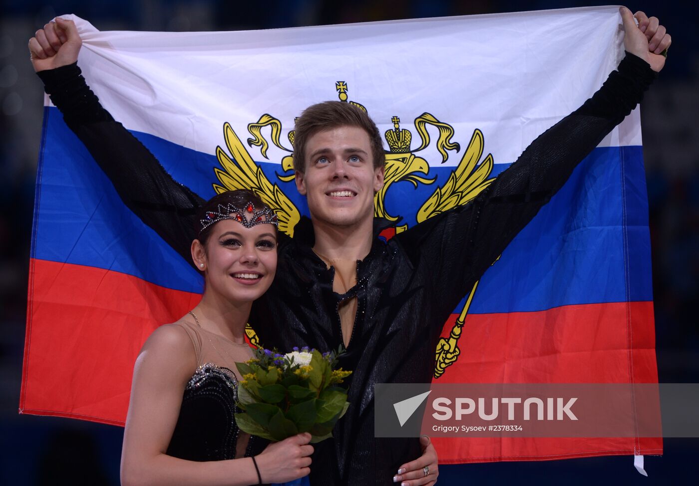 2014 Winter Olympics. Figure skating. Ice dance. Free skating