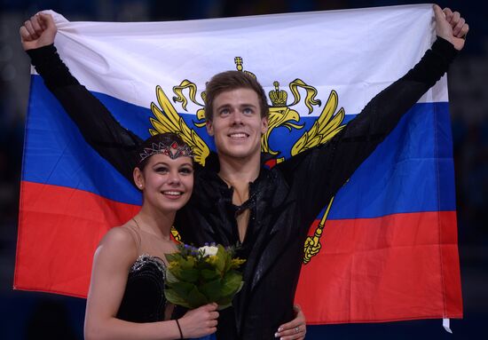 2014 Winter Olympics. Figure skating. Ice dance. Free skating