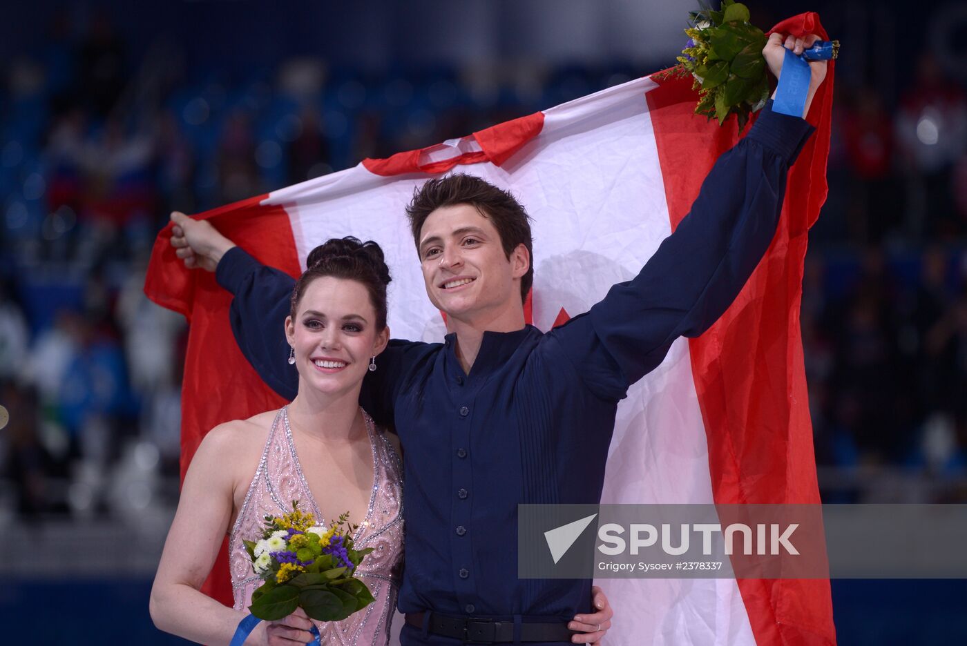 2014 Winter Olympics. Figure skating. Ice dance. Free skating