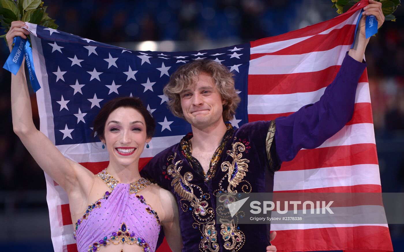 2014 Winter Olympics. Figure skating. Ice dance. Free skating