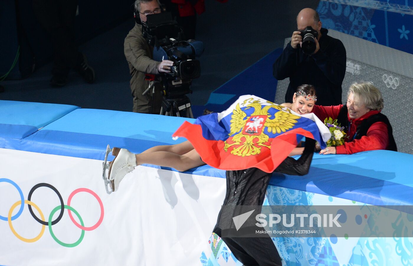 2014 Winter Olympics. Figure skating. Ice dance. Free skating