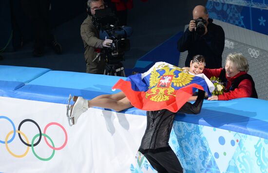 2014 Winter Olympics. Figure skating. Ice dance. Free skating