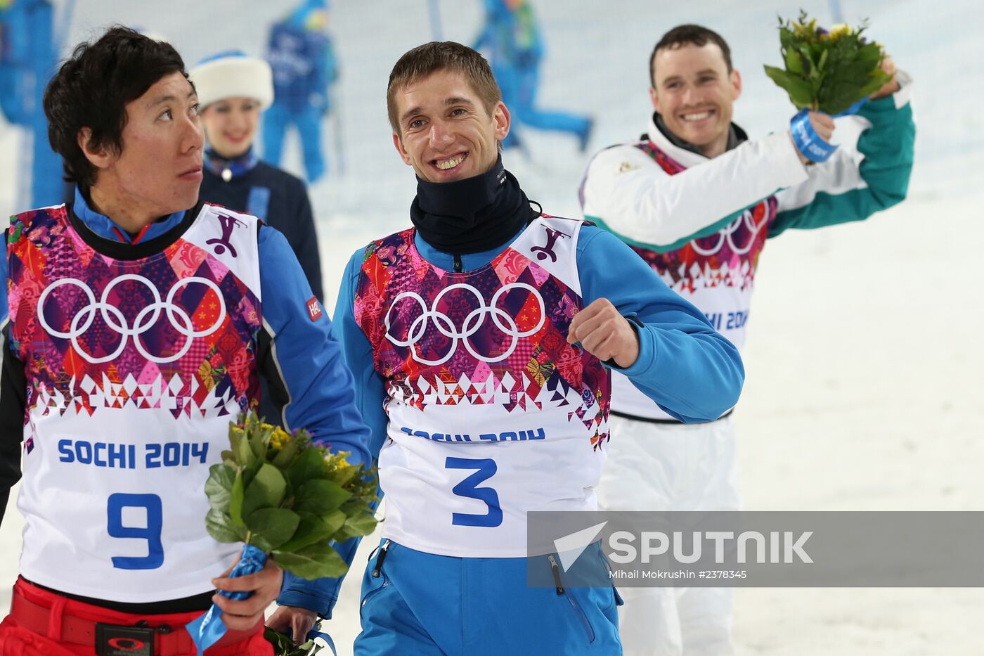 2014 Winter Olympics. Freestyle skiing. Men. Aerials