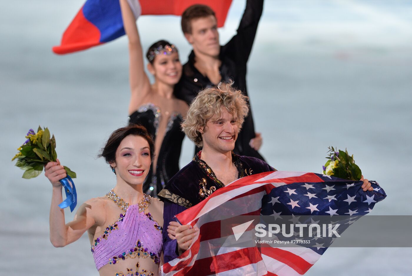 2014 Winter Olympics. Figure skating. Ice dance. Free skating