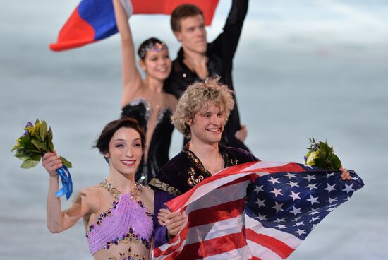 2014 Winter Olympics. Figure skating. Ice dance. Free skating