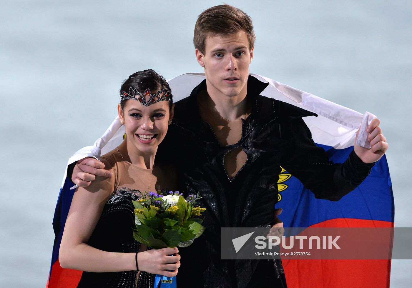 2014 Winter Olympics. Figure skating. Ice dance. Free skating