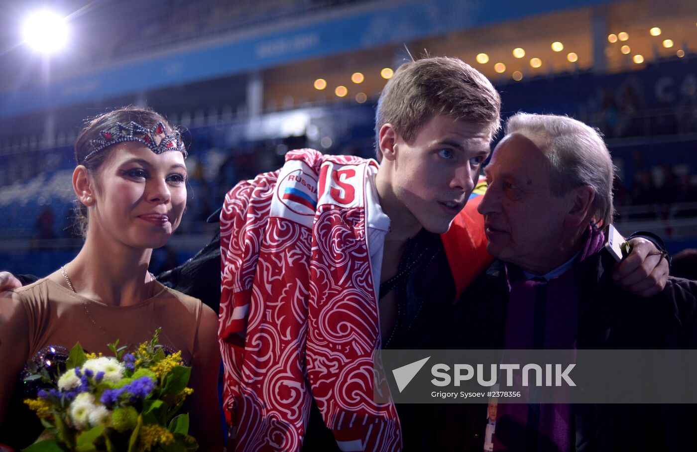 2014 Winter Olympics. Figure skating. Ice dance. Free skating