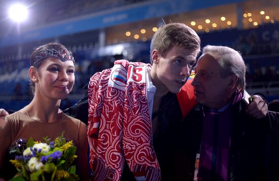 2014 Winter Olympics. Figure skating. Ice dance. Free skating