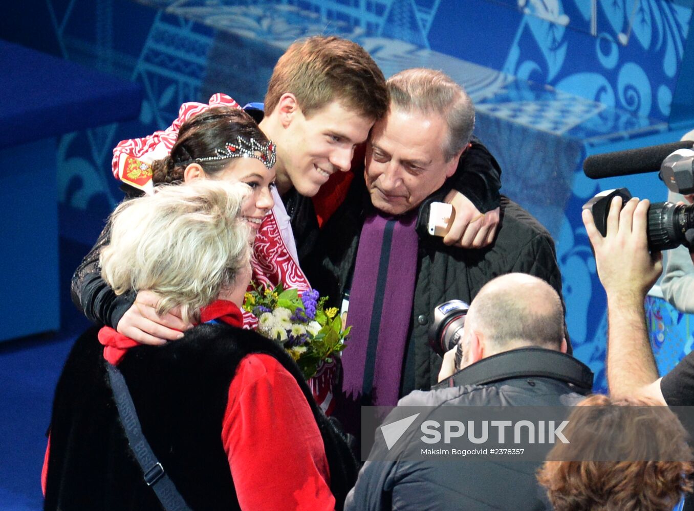 2014 Winter Olympics. Figure skating. Ice dance. Free skating