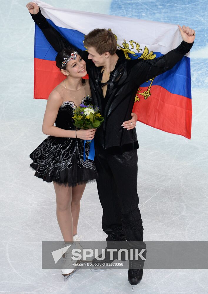 2014 Winter Olympics. Figure skating. Ice dance. Free skating