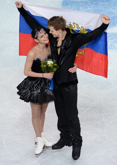 2014 Winter Olympics. Figure skating. Ice dance. Free skating