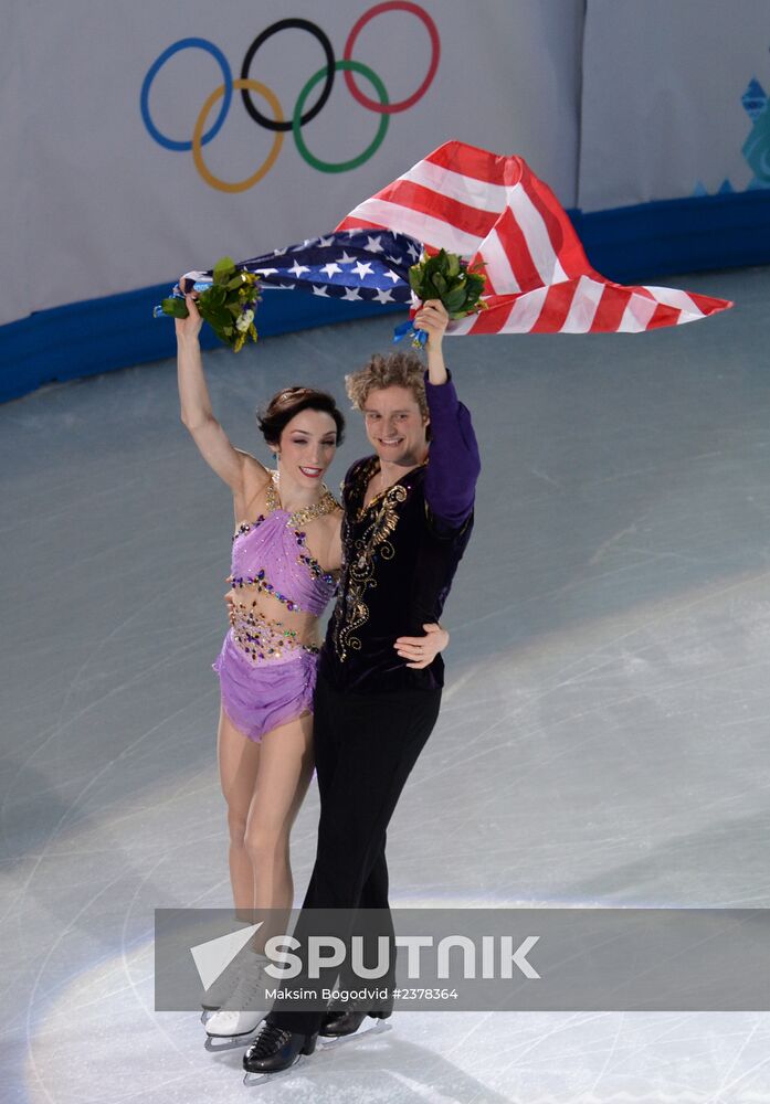 2014 Winter Olympics. Figure skating. Ice dance. Free skating