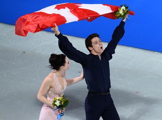 2014 Winter Olympics. Figure skating. Ice dance. Free skating