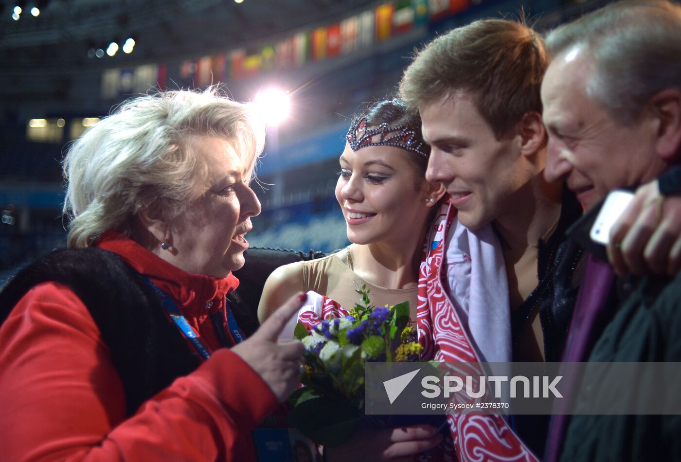 2014 Winter Olympics. Figure skating. Ice dance. Free skating