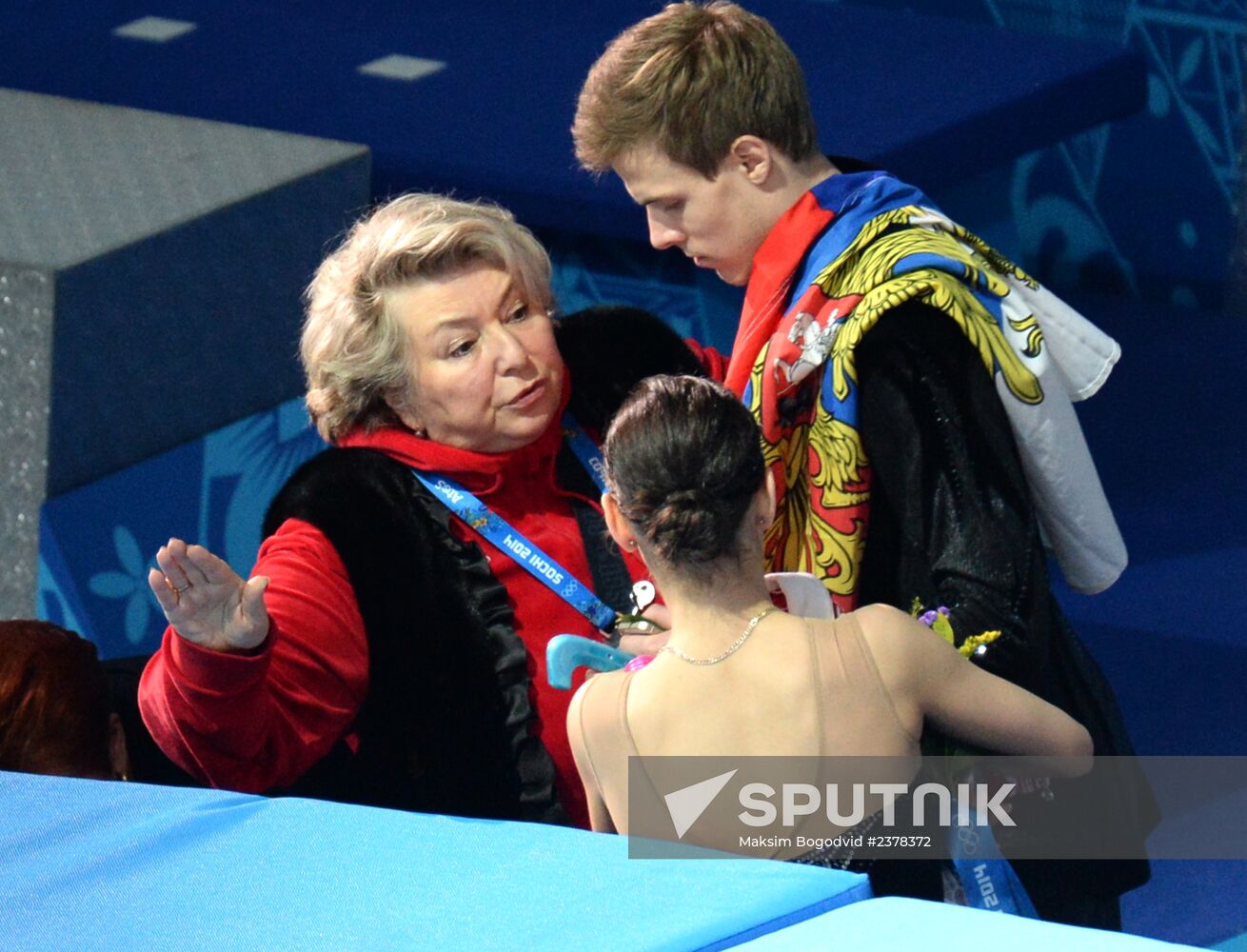 2014 Winter Olympics. Figure skating. Ice dance. Free skating