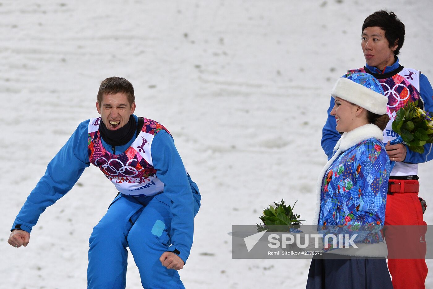 2014 Winter Olympics. Freestyle skiing. Men. Aerials