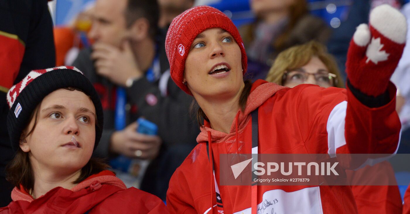 2014 Winter Olympics. Ice hockey. Women. Canada vs. Switzerland