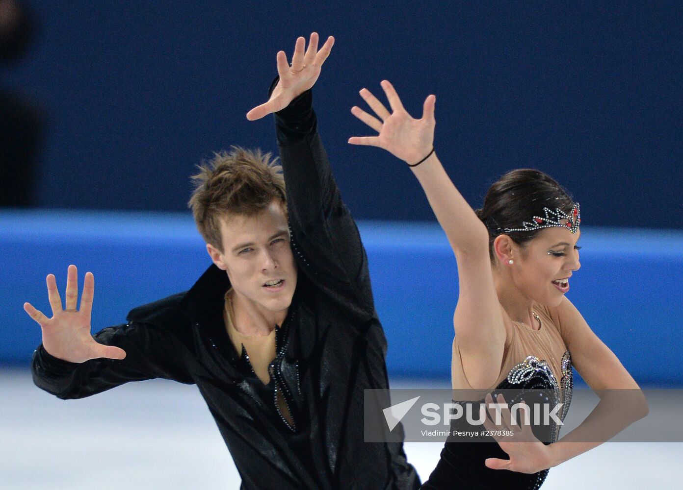 2014 Winter Olympics. Figure skating. Ice dance. Free skating