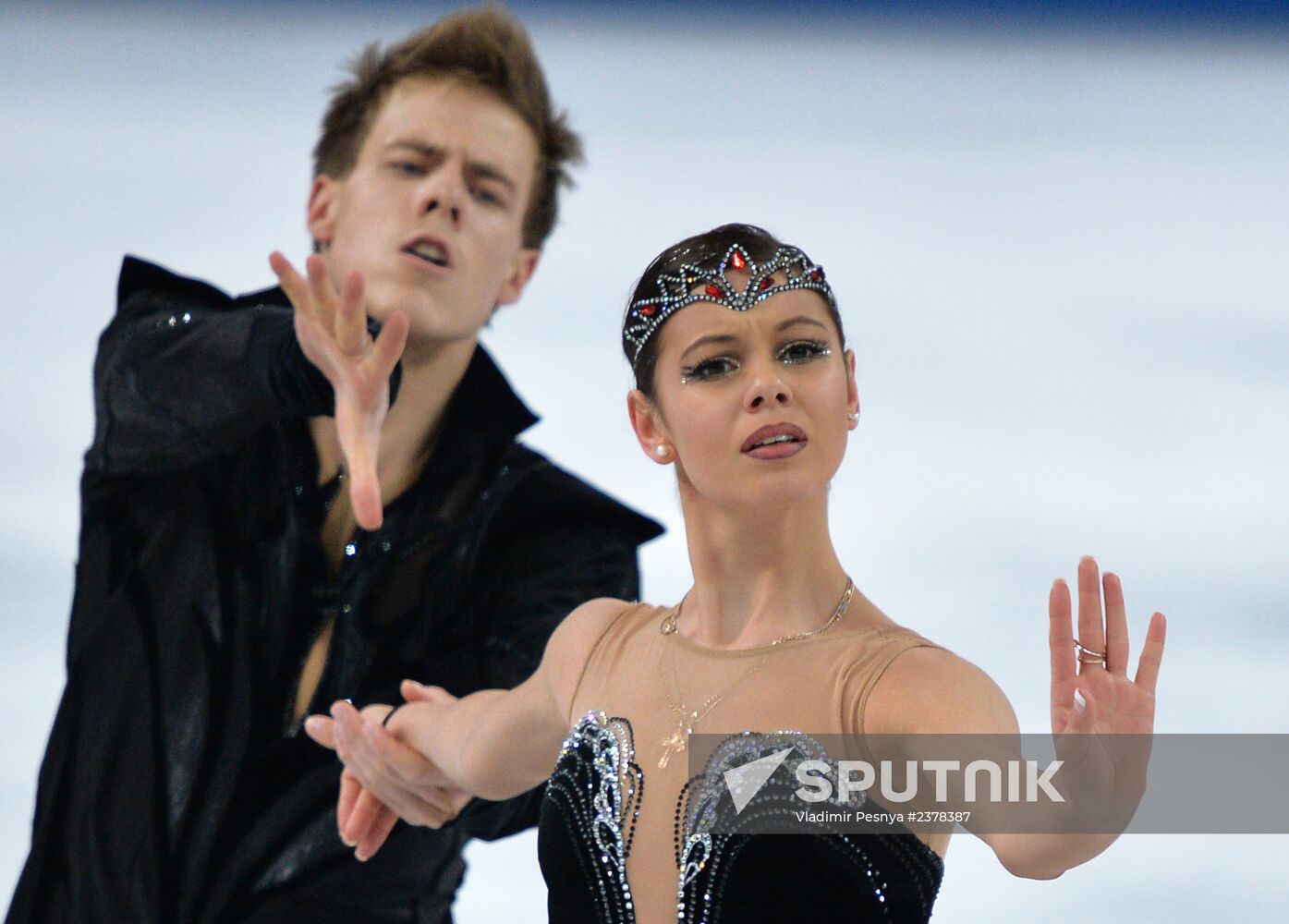 2014 Winter Olympics. Figure skating. Ice dance. Free skating