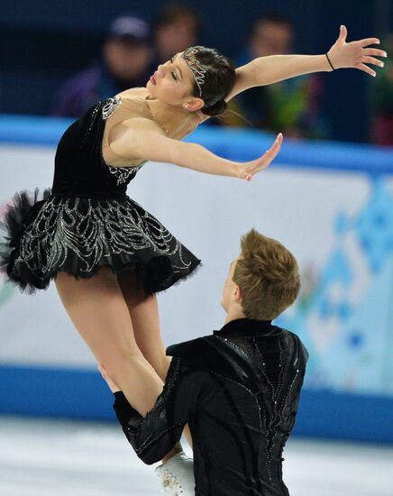 2014 Winter Olympics. Figure skating. Ice dance. Free skating