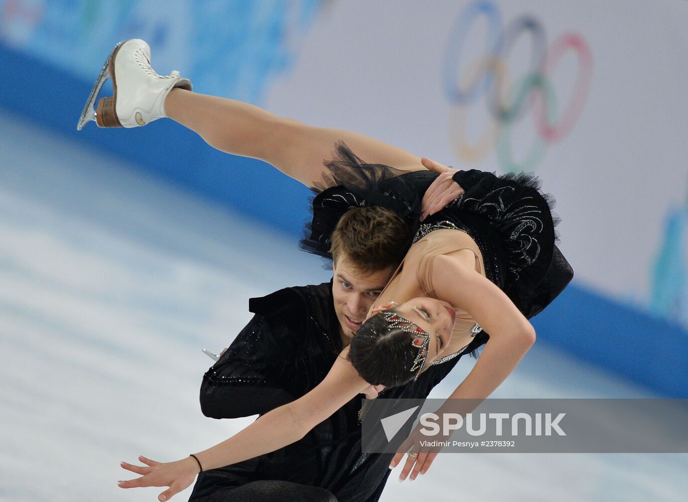 2014 Winter Olympics. Figure skating. Ice dance. Free skating