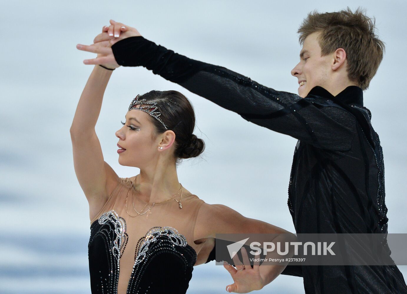 2014 Winter Olympics. Figure skating. Ice dance. Free skating