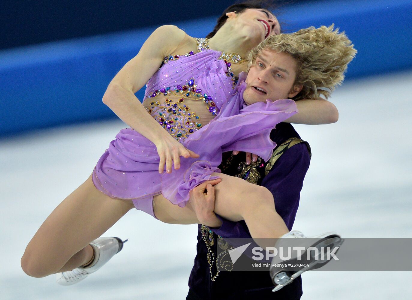 2014 Winter Olympics. Figure skating. Ice dance. Free skating