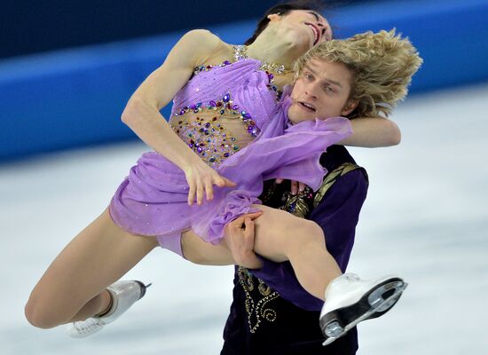 2014 Winter Olympics. Figure skating. Ice dance. Free skating