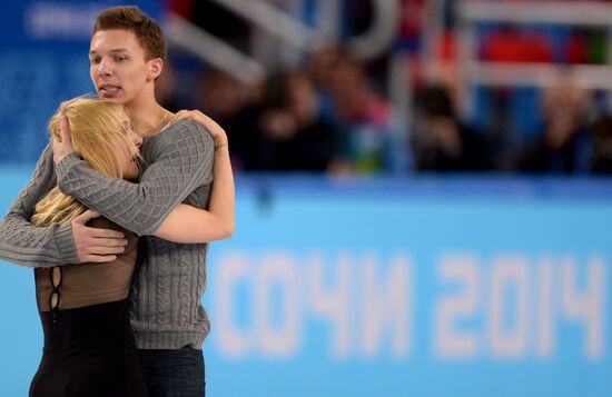 2014 Winter Olympics. Figure skating. Ice dance. Free skating