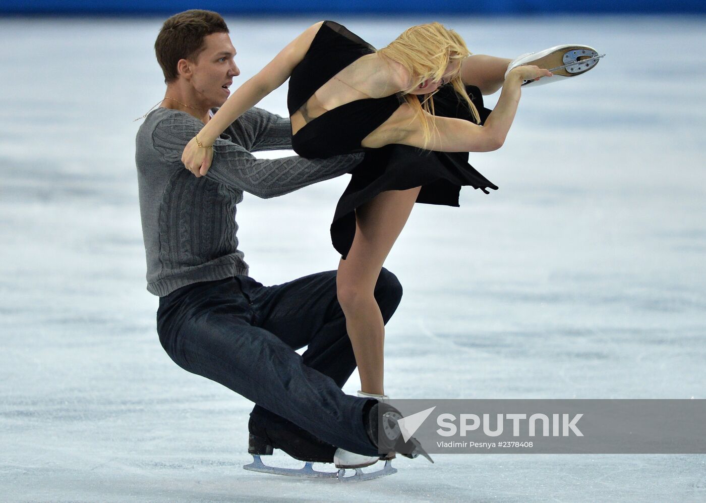 2014 Winter Olympics. Figure skating. Ice dance. Free skating