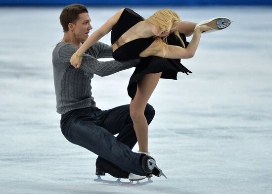 2014 Winter Olympics. Figure skating. Ice dance. Free skating